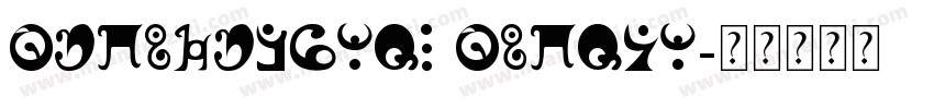 MadokaRunes Modern字体转换